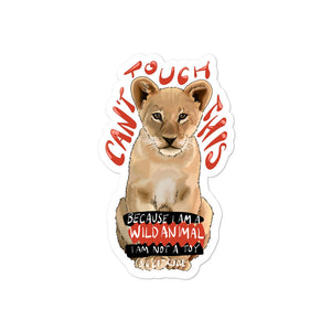 Sticker - Can't Touch This Lion