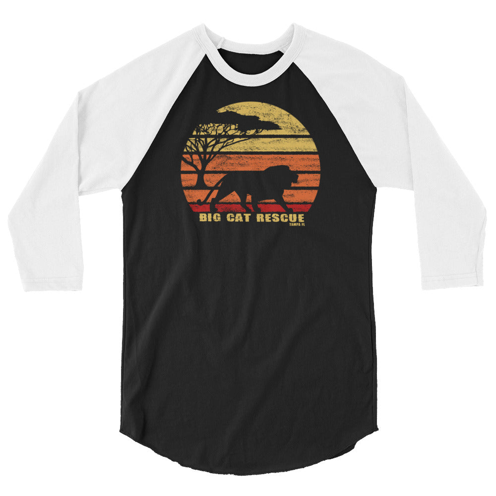 Shirt - Lion Sunset 3/4 Sleeve