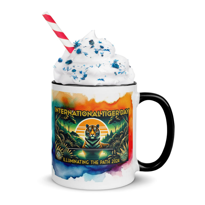 Mug - International Tiger Day 2024 Colorful Handle Mug