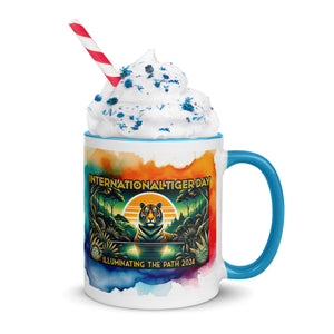 Mug - International Tiger Day 2024 Colorful Handle Mug