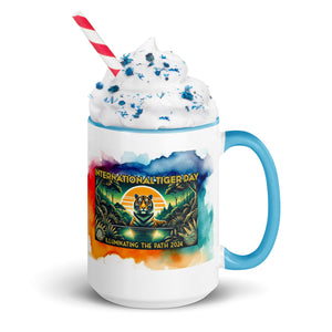 Mug - International Tiger Day 2024 Colorful Handle Mug