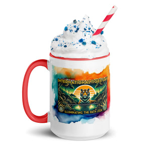 Mug - International Tiger Day 2024 Colorful Handle Mug