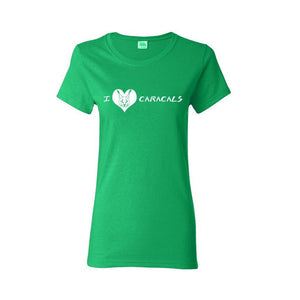 Shirt - I Heart Caracals Women's Scoop