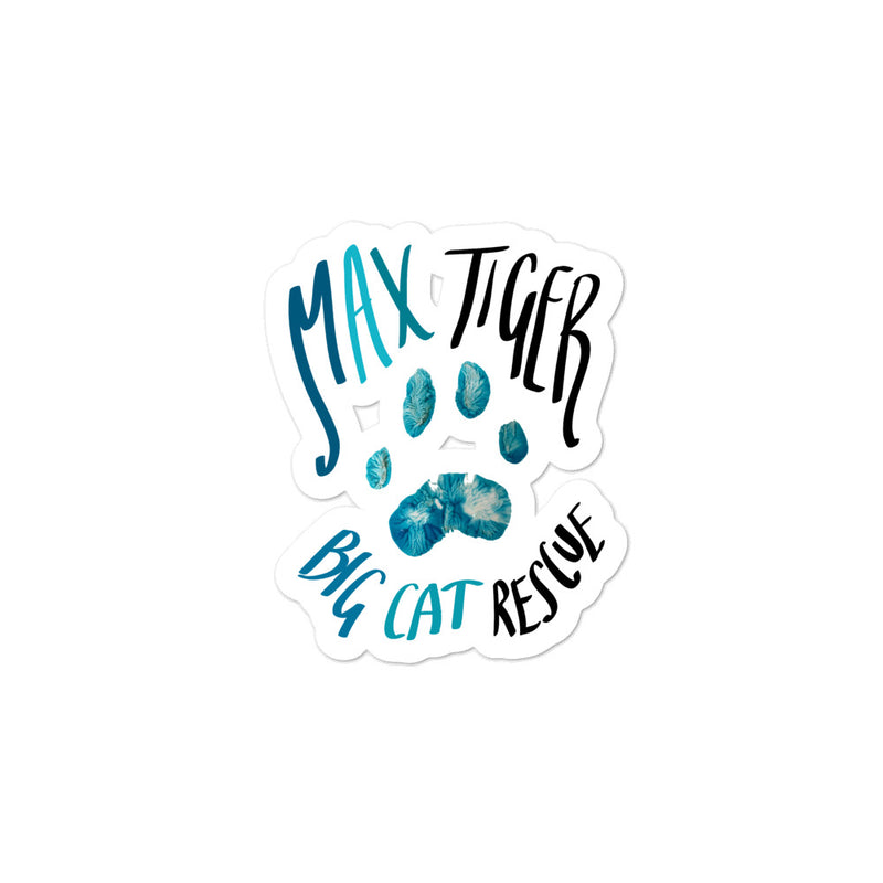 Sticker - Max Tiger Paw Print