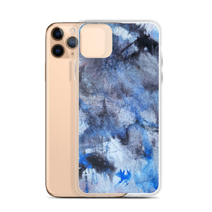 Phone Case - Tiger Paw Painting Blue iPhone