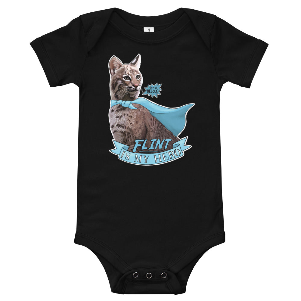 Baby - Flint Bobcat is my Hero Onesie