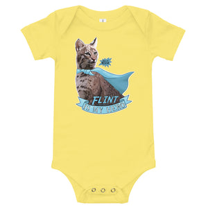 Baby - Flint Bobcat is my Hero Onesie