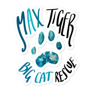 Sticker - Max Tiger Paw Print