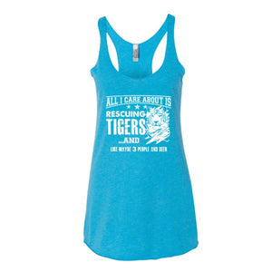 Tank - All I Care About is Rescuing Tigers Slim Fit
