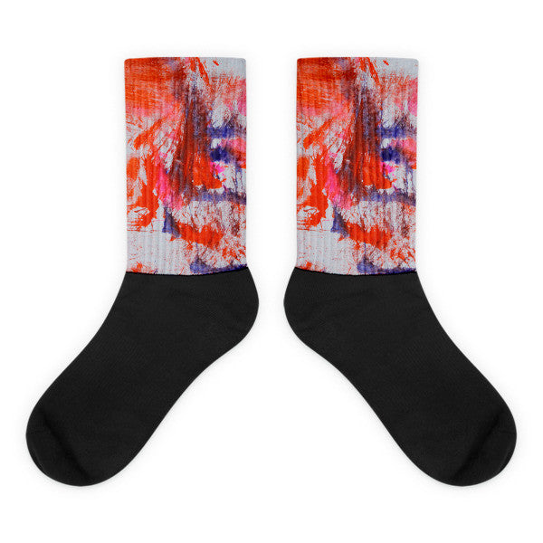 Sock - Tiger Paw Painting