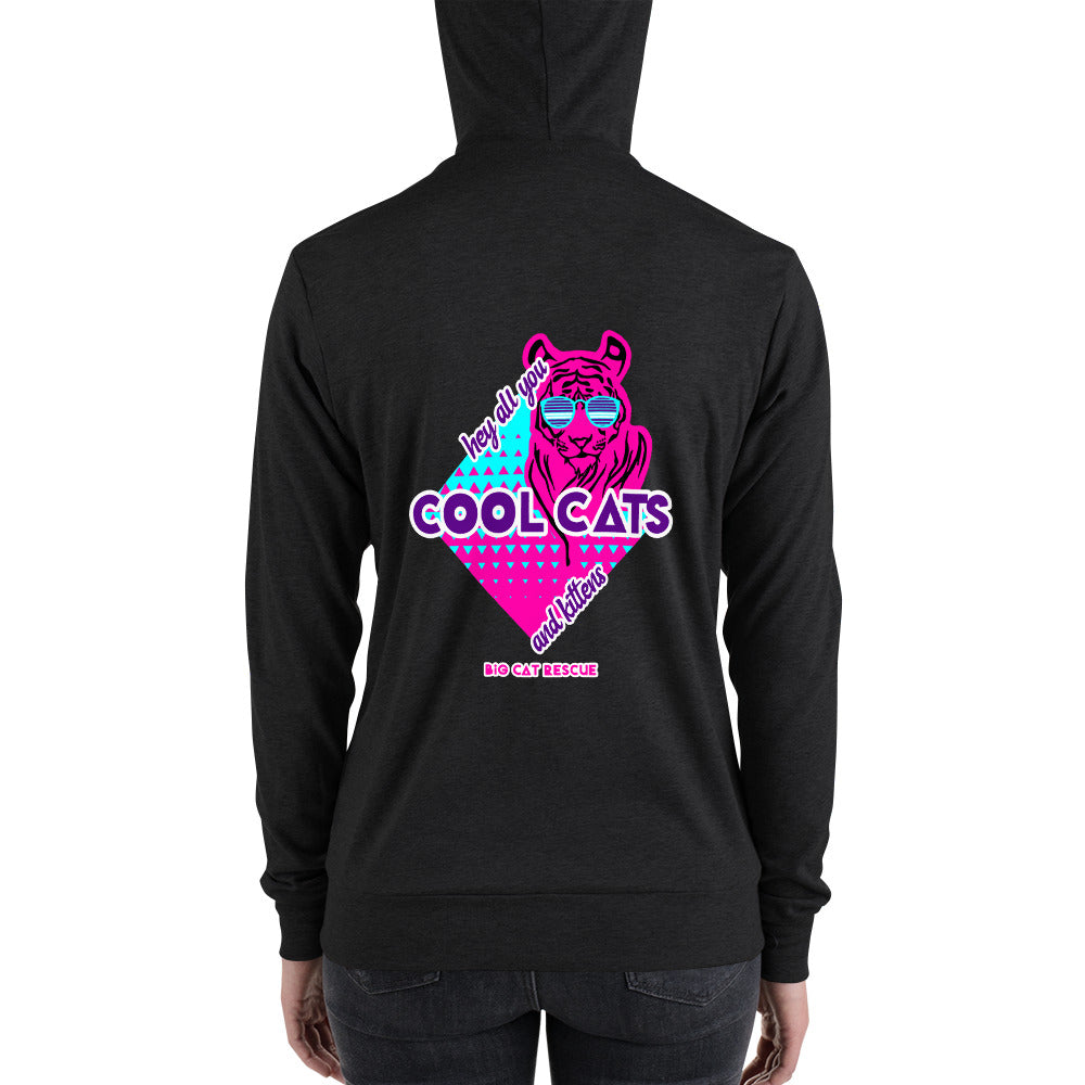 Sweatshirt - Hey All You Cool Cats & Kittens Zip Up Hoodie