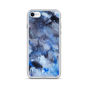 Phone Case - Tiger Paw Painting Blue iPhone