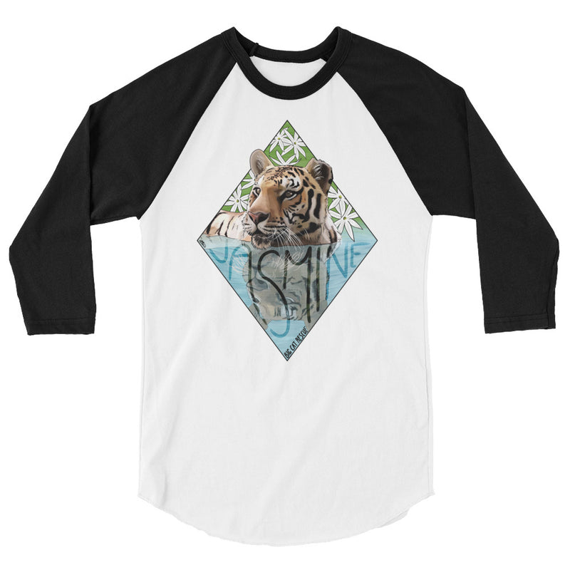 Shirt - Jasmine Tiger Reflections 3/4 Raglan Sleeve