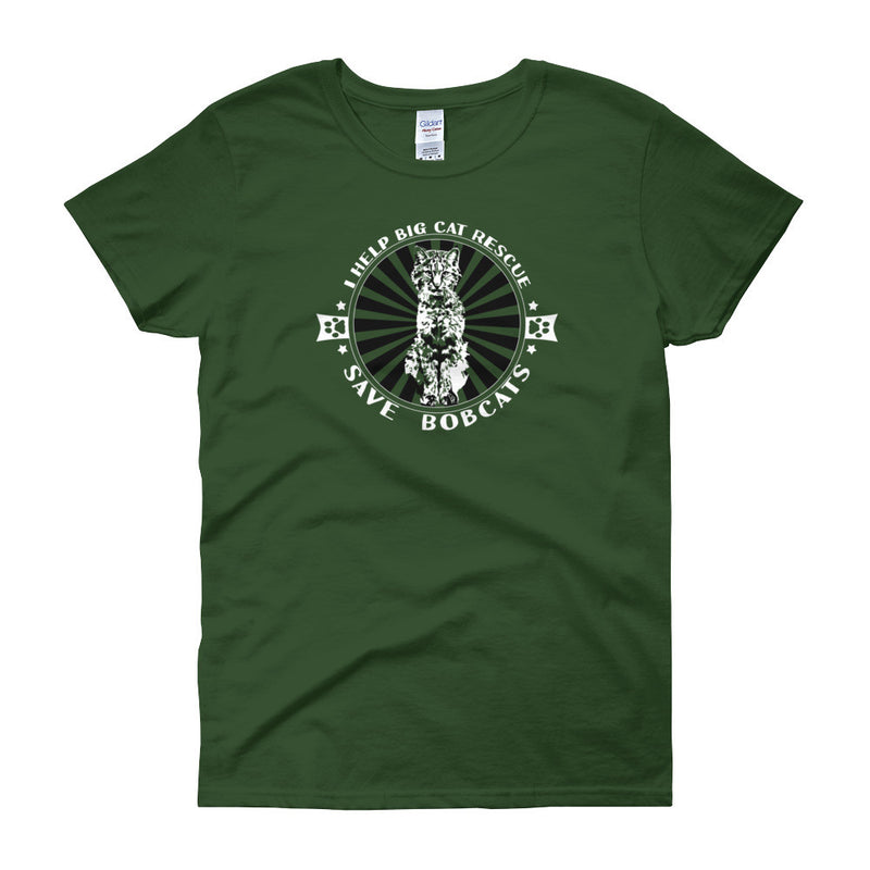 Shirt - I Help Save Bobcats Women's Scoop
