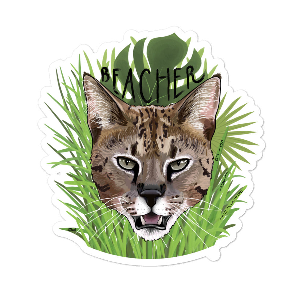Sticker - Beacher Savannah Cat