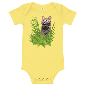 Baby - Flint the Curious Bobcat Onesie