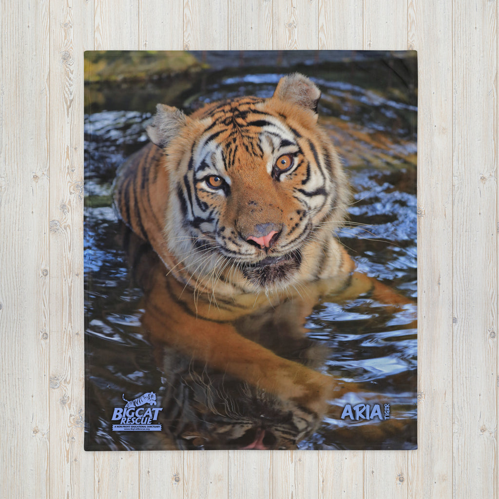 Blanket - Aria Tiger 50x60 Throw