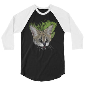 Shirt - Hissy Nala Serval 3/4 sleeve raglan