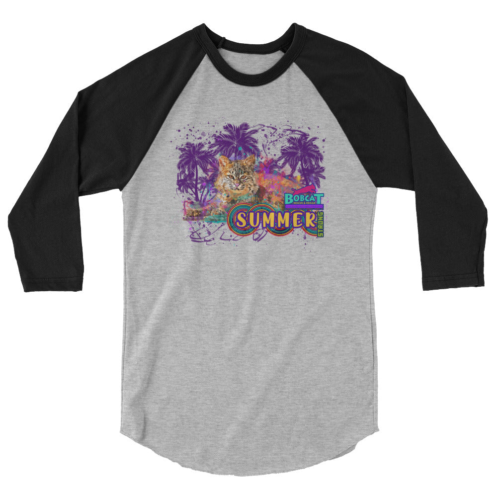Shirt - Summer Rehab Bobcat Strong 3/4 Sleeve Raglan