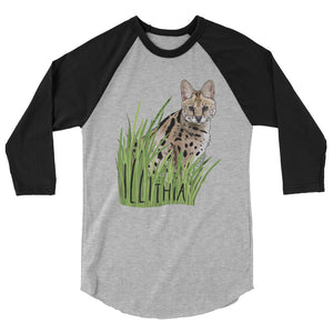 Shirt - Illithia Serval 3/4 Sleeve Raglan