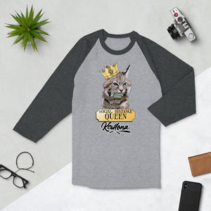 Shirt - Kewlona Bobcat Social Queen 3/4 sleeve