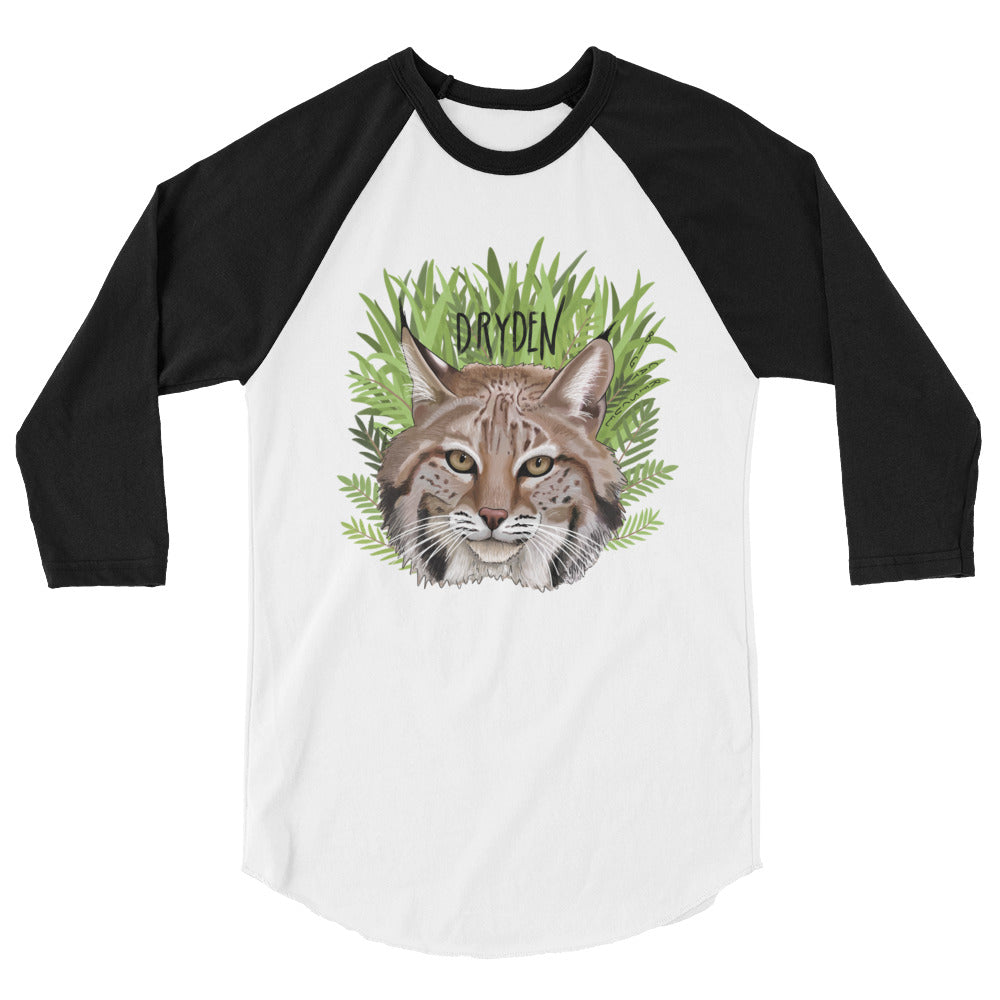 Shirt - Dryden Bobcat 3/4 raglan sleeve