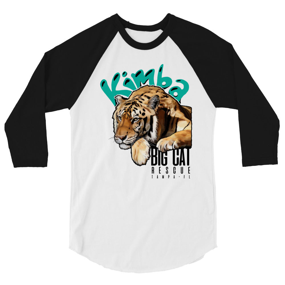 Shirt - Kimba Tiger 3/4 sleeve raglan