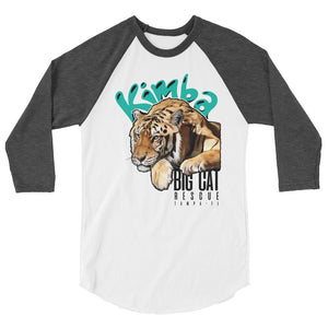 Shirt - Kimba Tiger 3/4 sleeve raglan