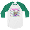 Shirt - Not so Ugly Ginger Serval Christmas 3/4 sleeve raglan