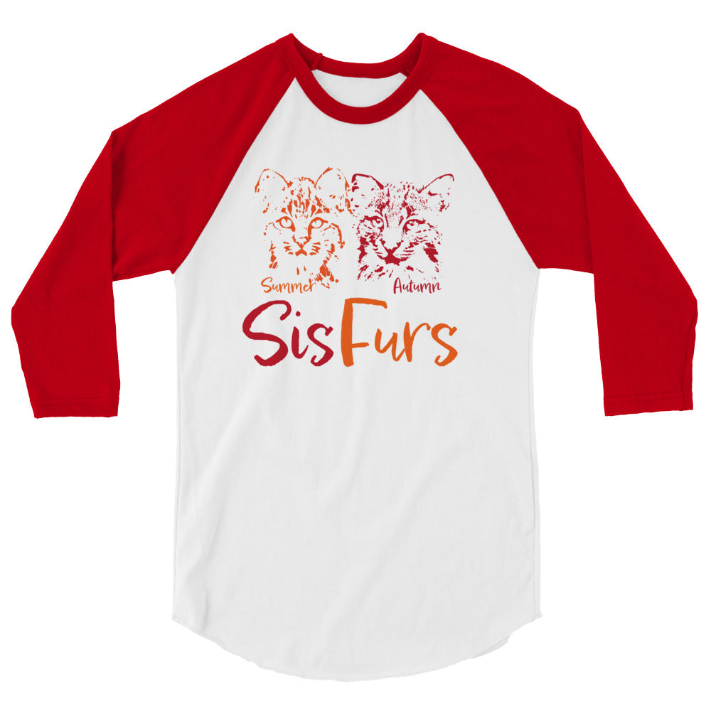 Shirt - Summer Autumn Rehab Bobcat Sisfurs 3/4 Sleeve Raglan
