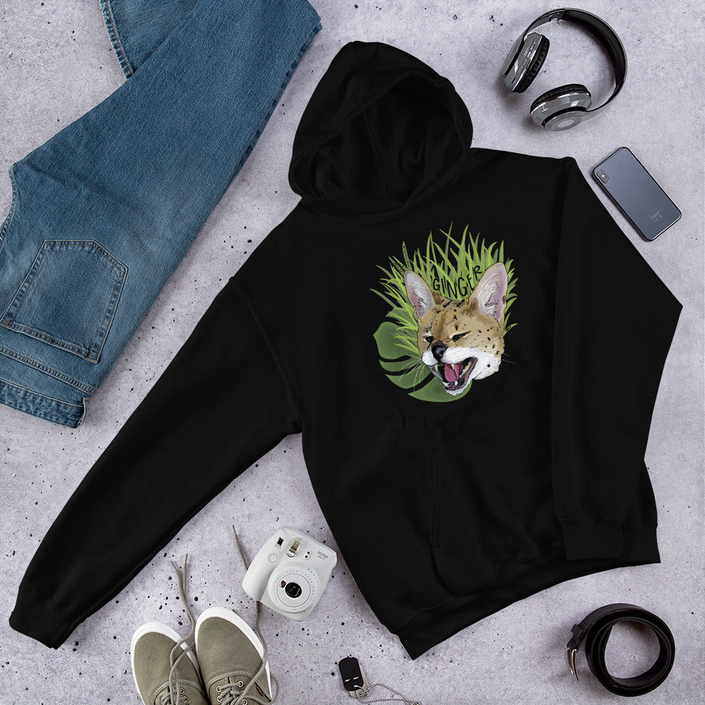 Sweatshirt - Ginger Serval Hoodie