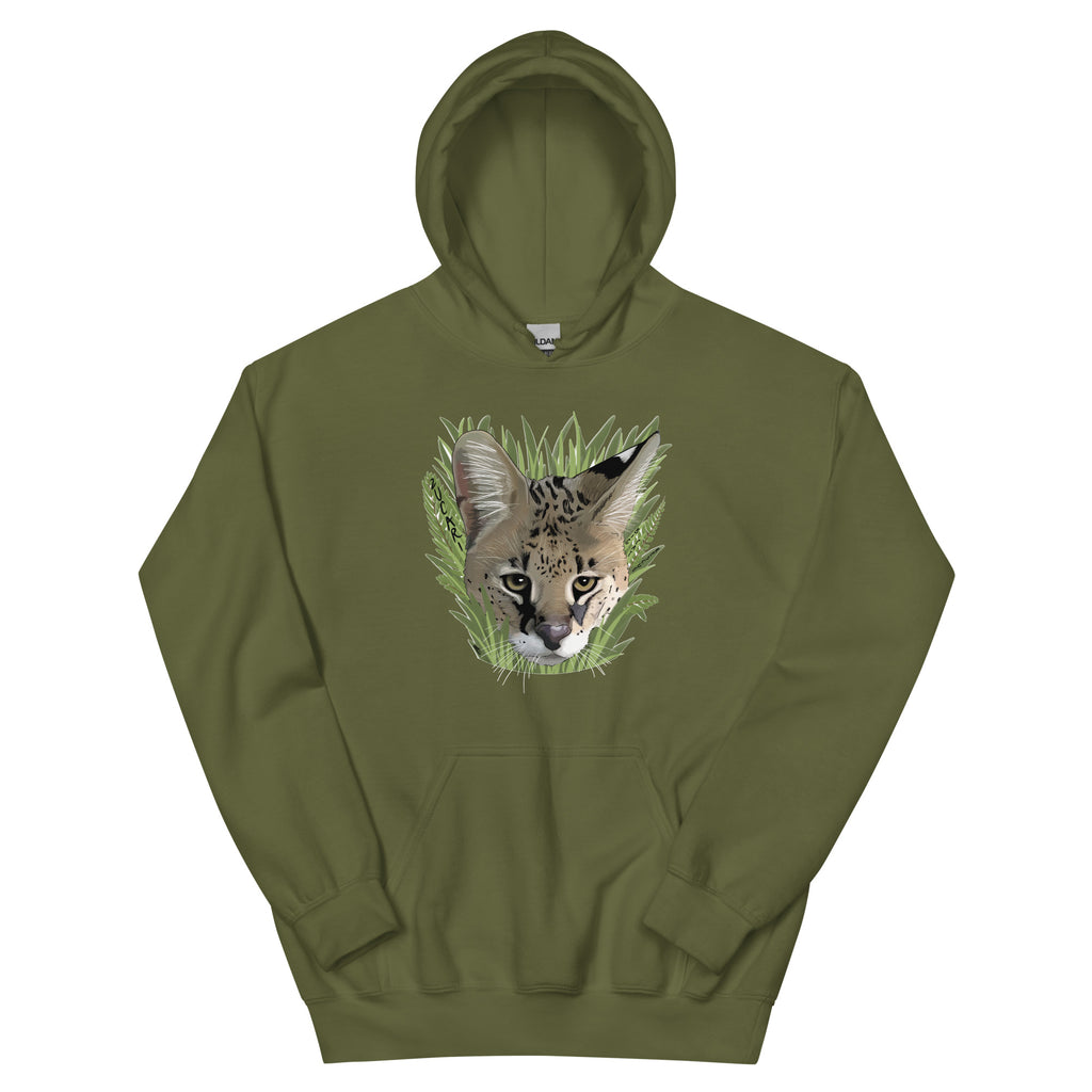 Sweatshirt - Zucari Serval Hoodie