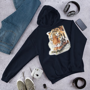 Sweatshirt - Kimba Tiger Watercolor Hoodie