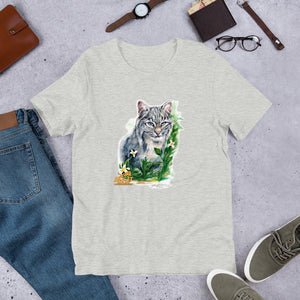 Shirt - Whimsical Summer Bobcat Tee