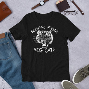 Shirt - Roar For Big Cats Tee (up to 5x)