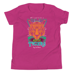 Kids Shirt - Snacks, Naps, Rescue Tigers Youth Tee